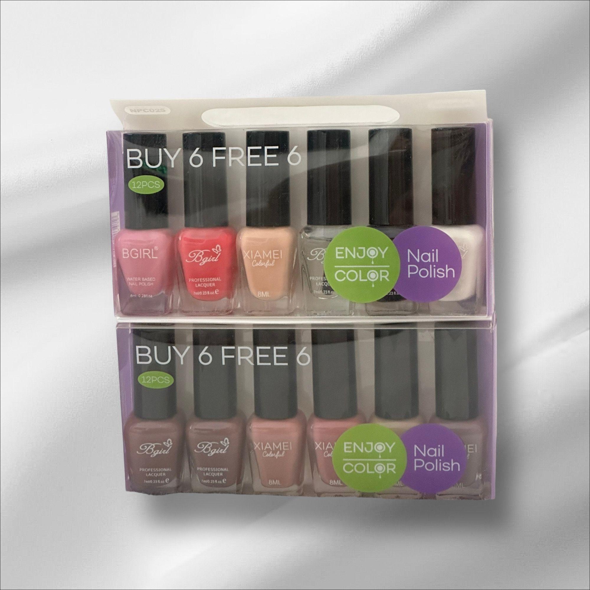Pack 12 vernis Enjoy Coloris A