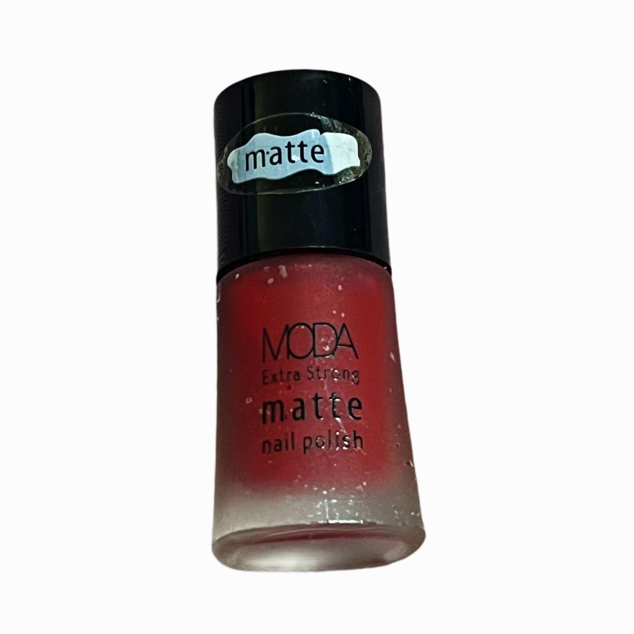 Moda high shine Matt red