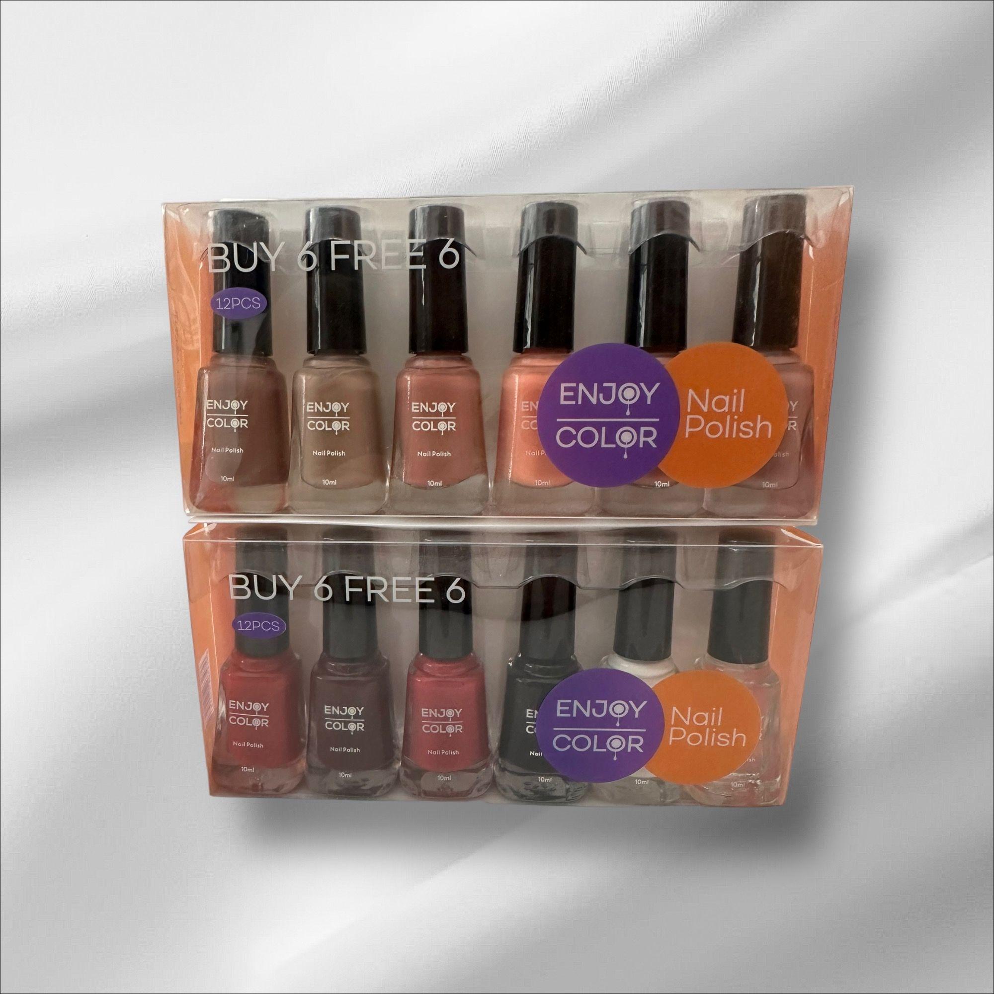 Pack 12 vernis Enjoy Colors B