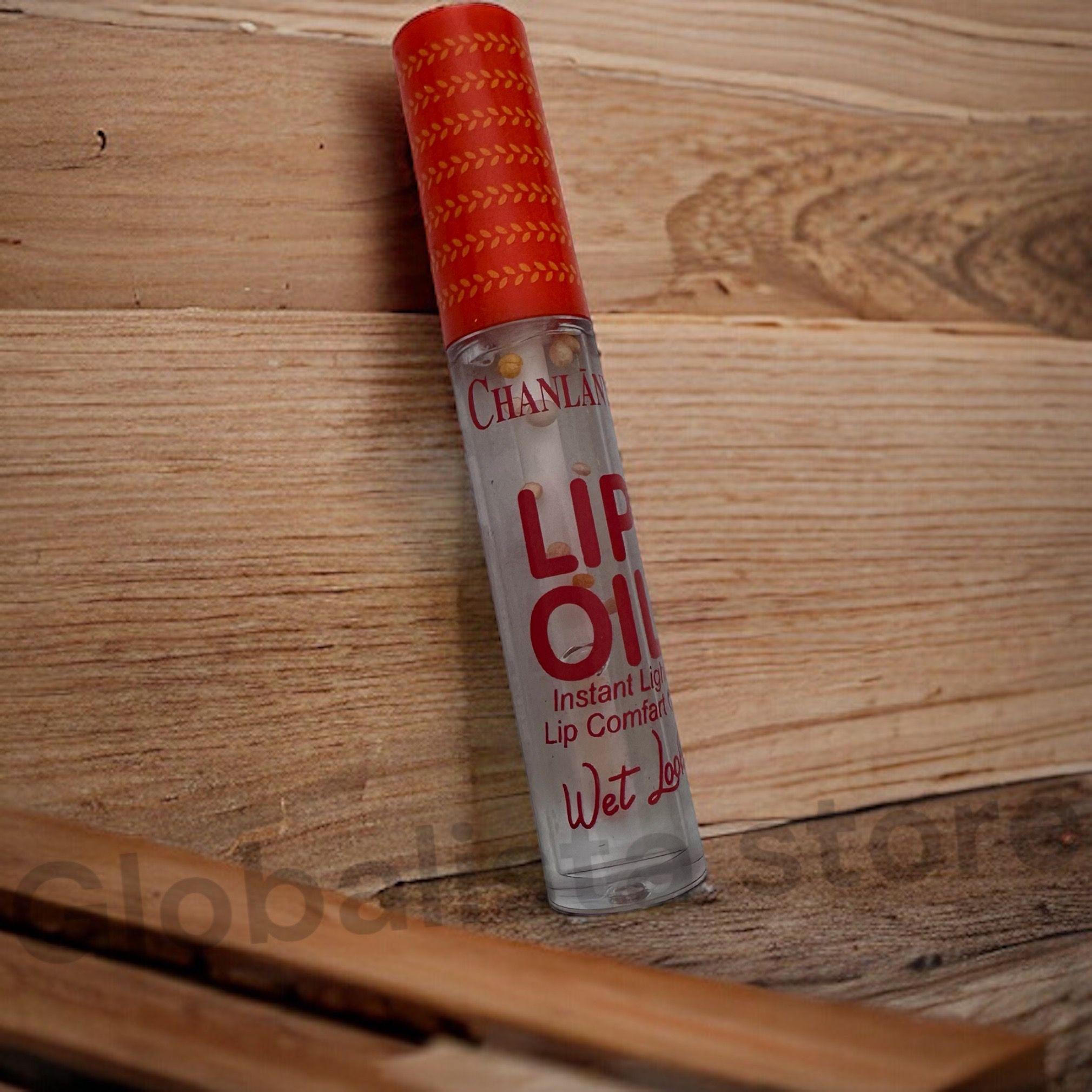 Gloss transparent lip oil Red