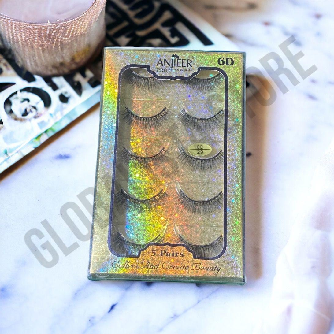 Faux-cils 6D noir intense