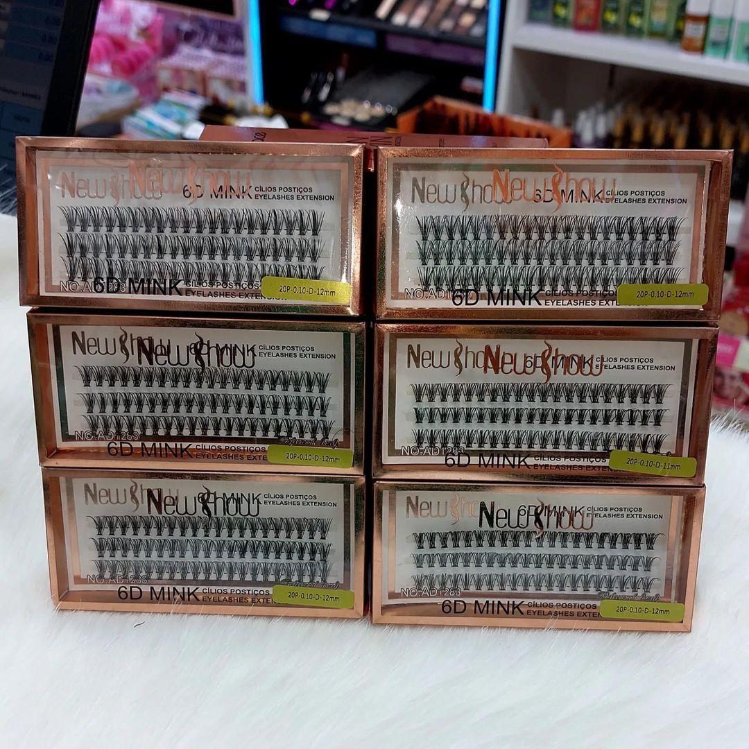 Faux-cils individuelle 6D ( 9mm) 1 boîte