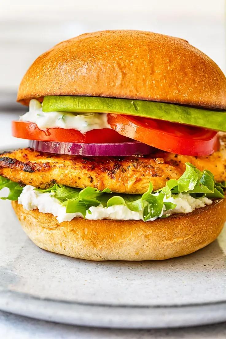 Burger Escalope Mariné