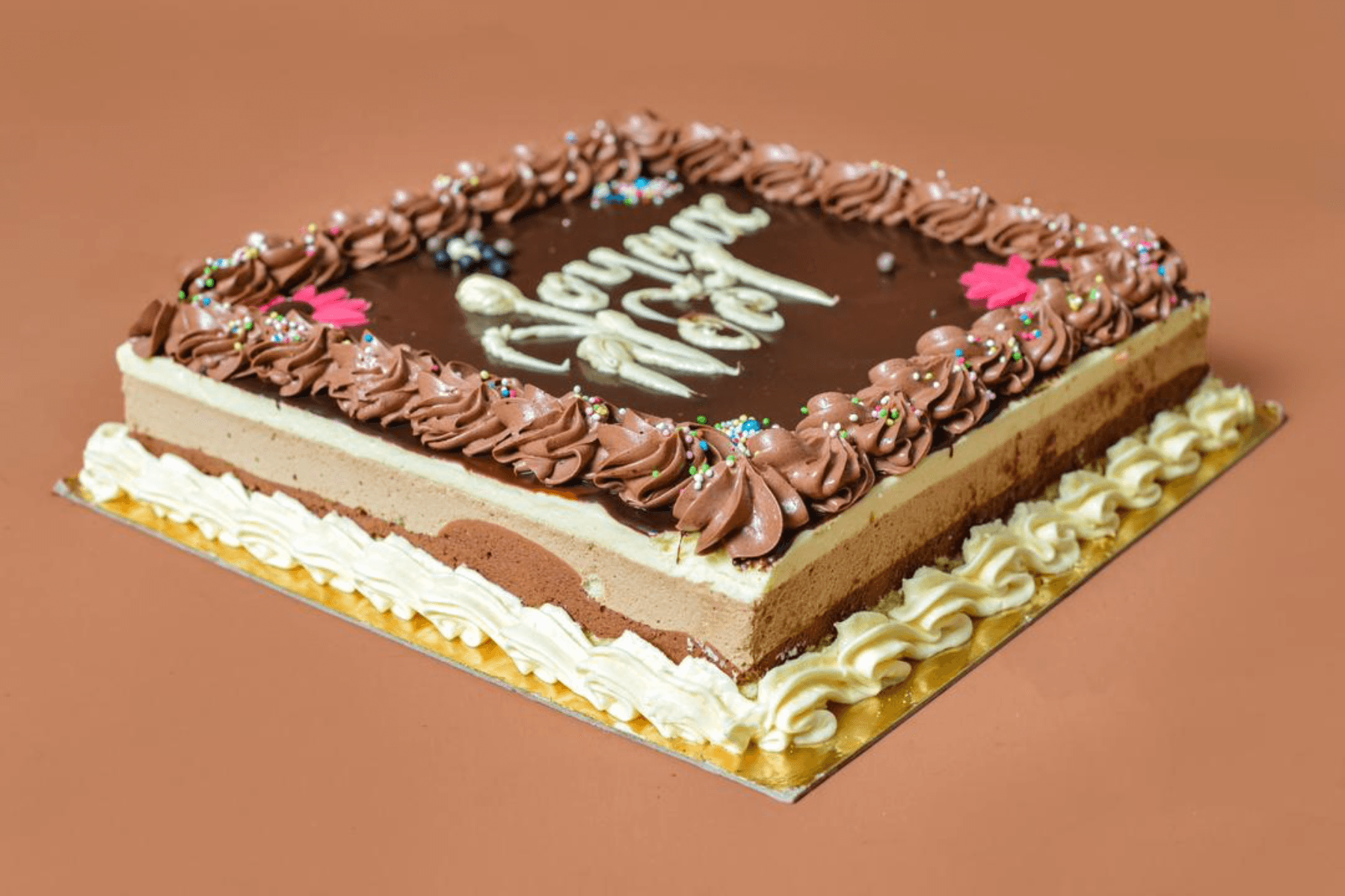 Gâteau 3 Choco Carré