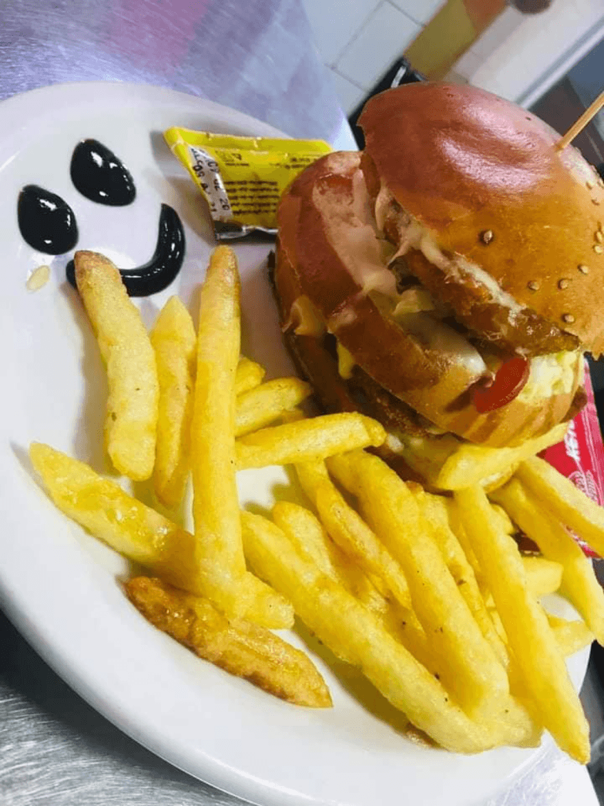 Mix Chicken Cheese Burger