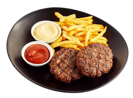 Plat Steak haché grillé