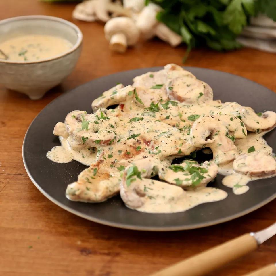 Plat Escalope au fromage