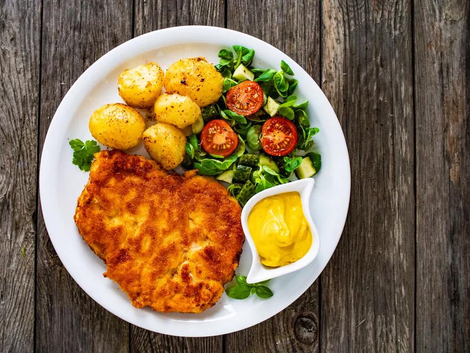 Plat Escalope panée