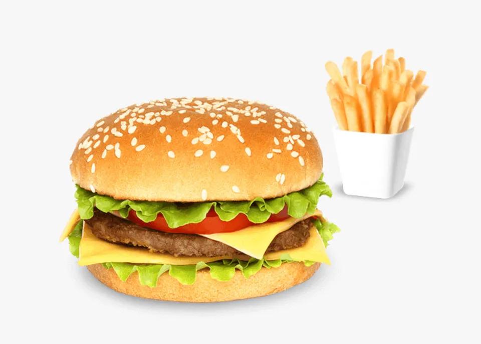 Double Cheese Burger + Frite