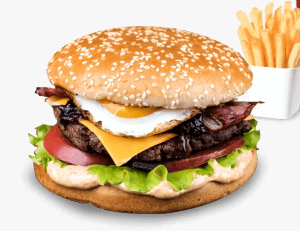 Egg Burger + Frite