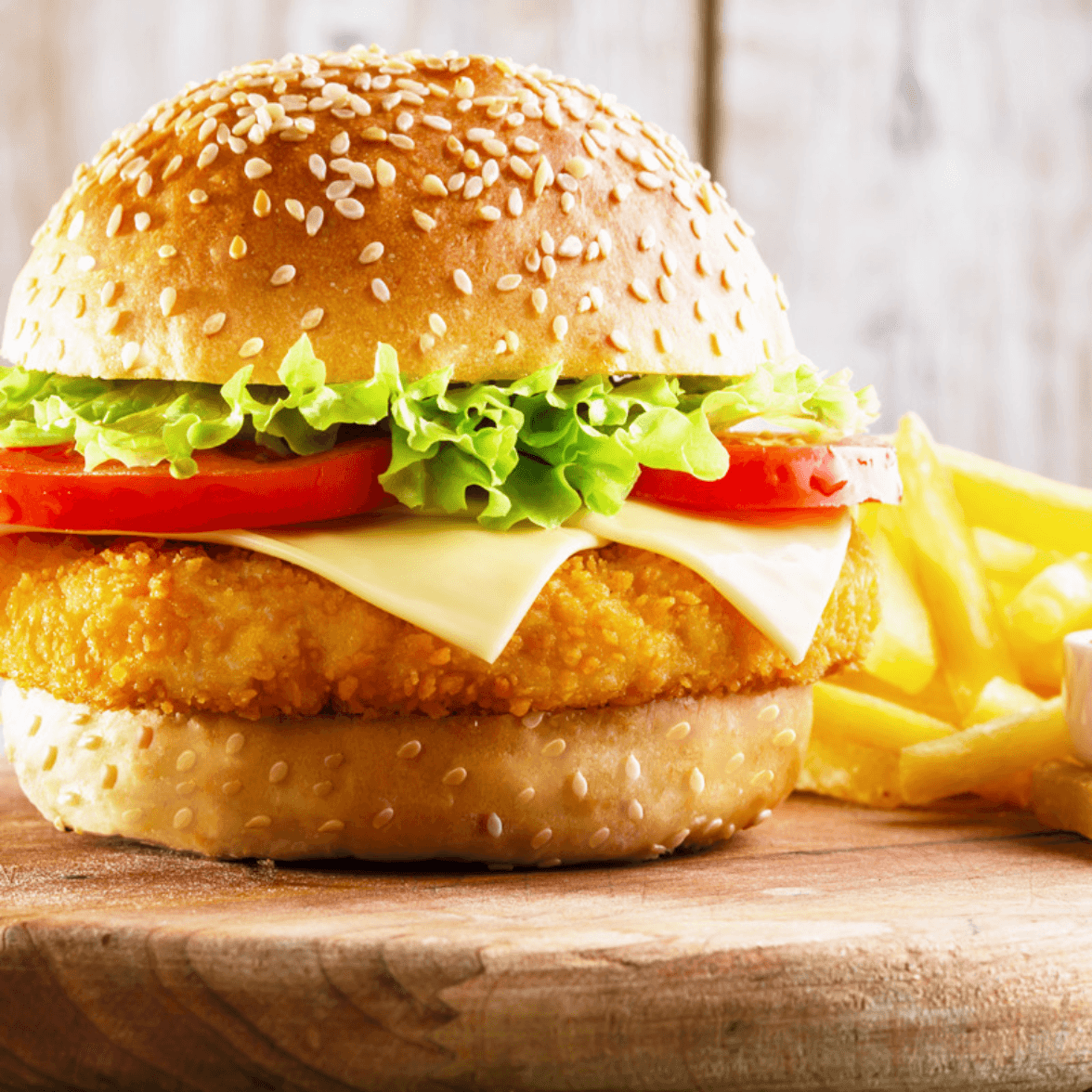 Chicken Burger + Frite