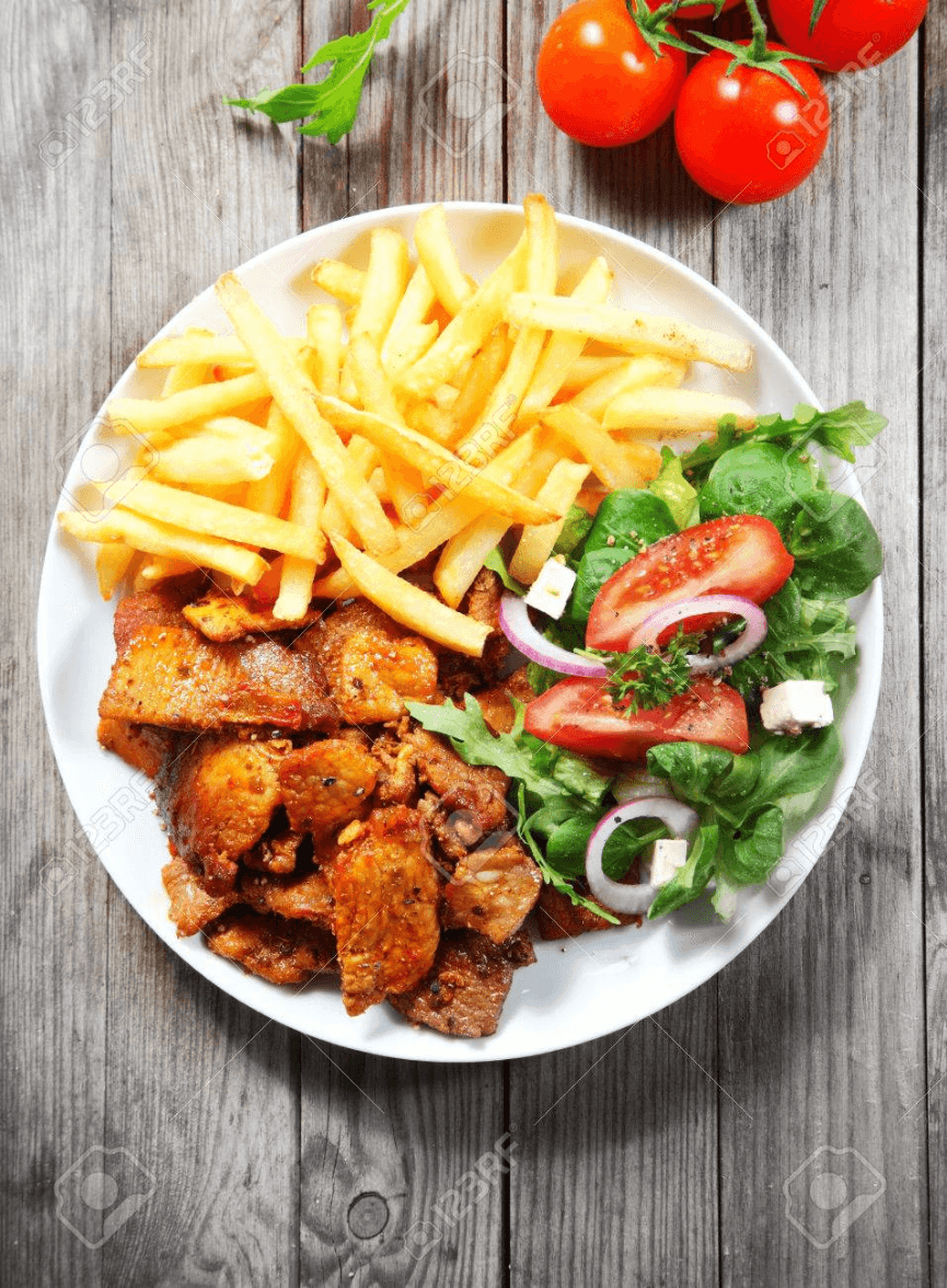 Plat Poulet + Frites