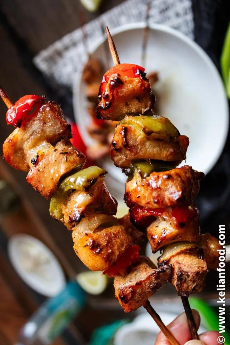 Brochette Escalope Marinée