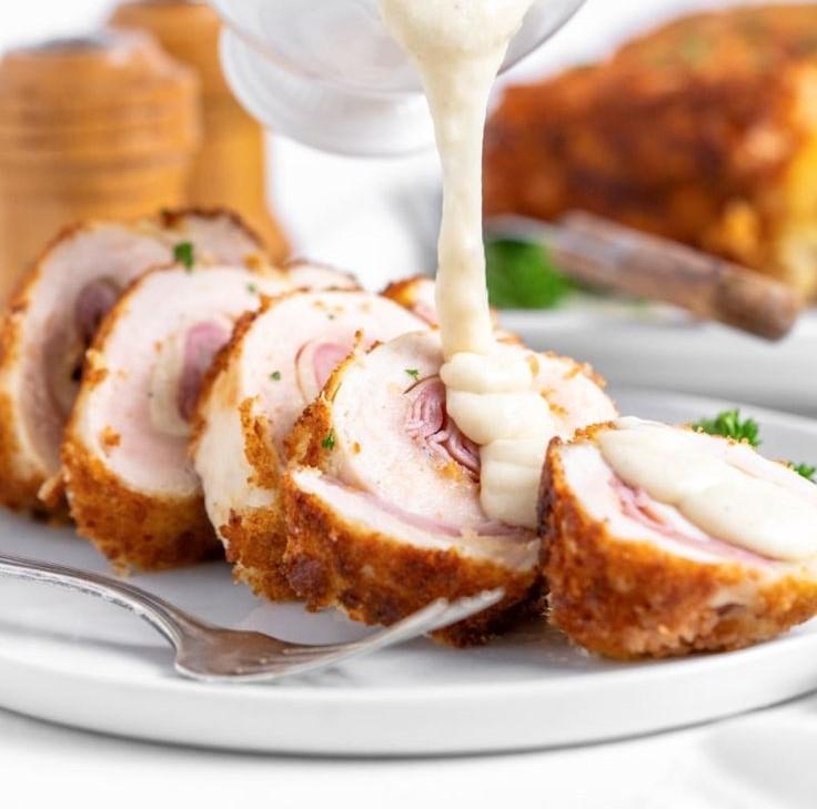 Cordon bleu Et Sa Crème Fromagère