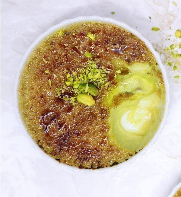 Crème Brûlée Pistache