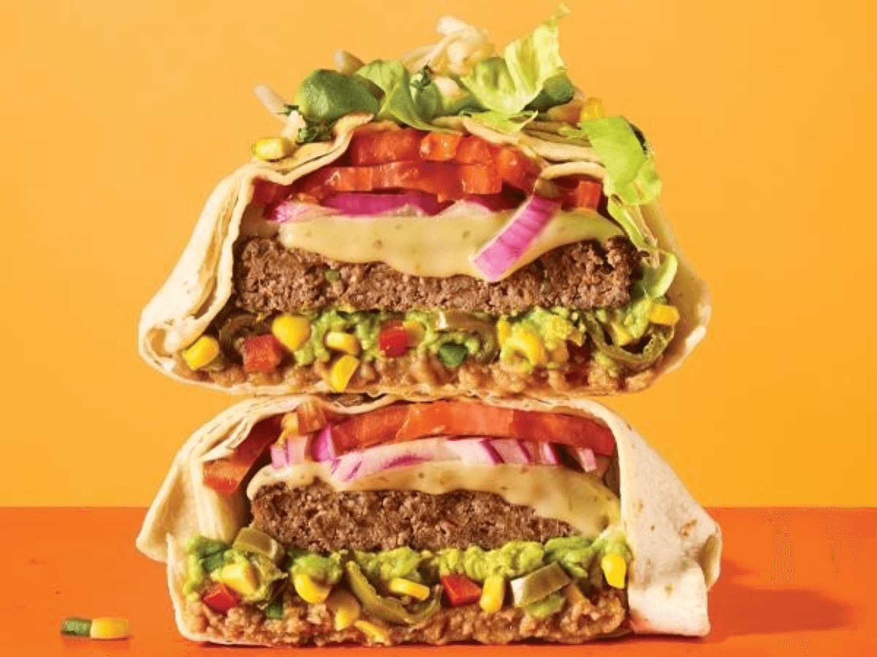 Double Hamburger Tortilla