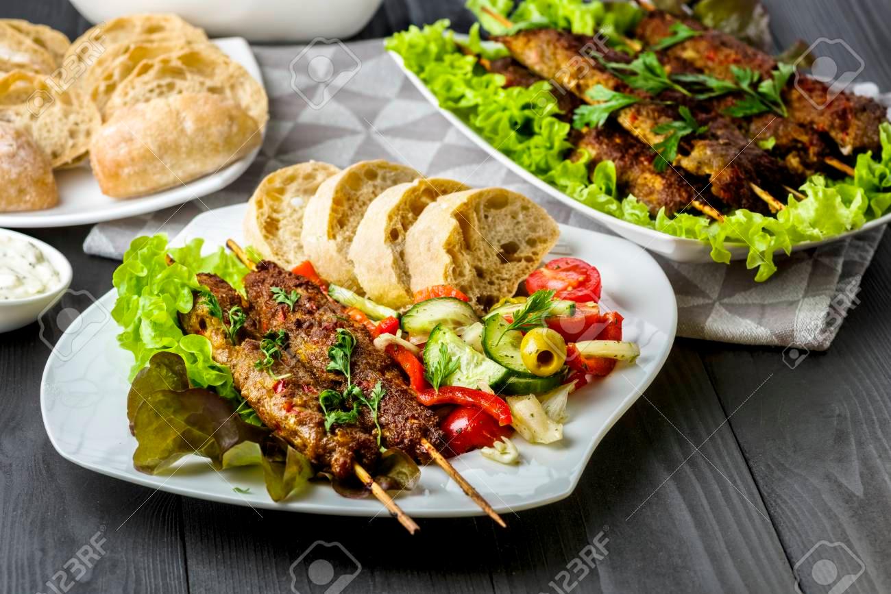 Brochettes Viande Hachée