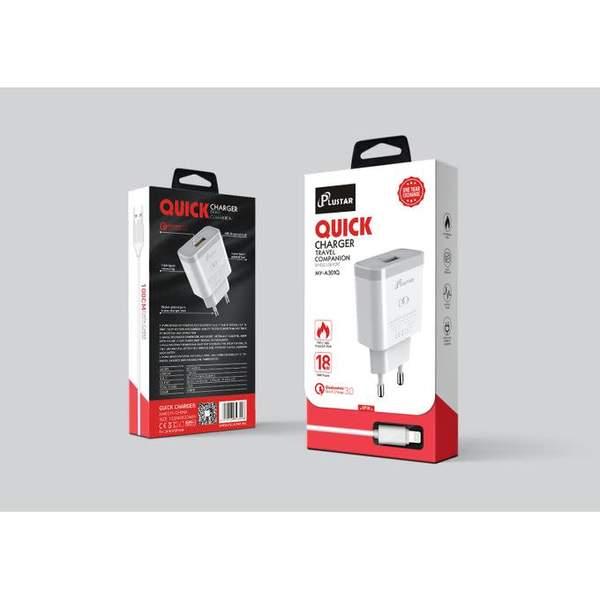 Plustar Quick Fast chargeur V8 18W original