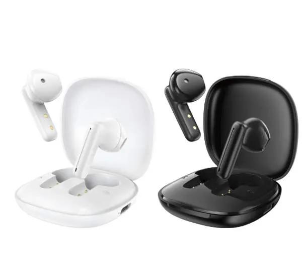 Foneng Ecouteurs bluetooth model BL 135 Blanc - Super slim - Noir-