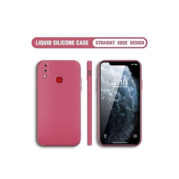 Case comaptible avec Samsung A10s Case, Slim Silicone Rouge
