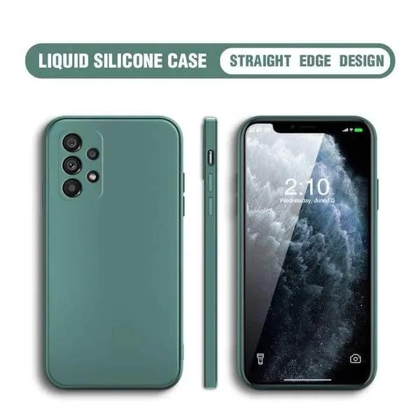 Case Samsung A53 5G Coque Square Silicone vert foncé