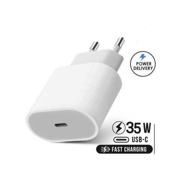 Adaptateur PORT TYPE-C 35W Chargeur rapide iPhone AirPods -sans cable-