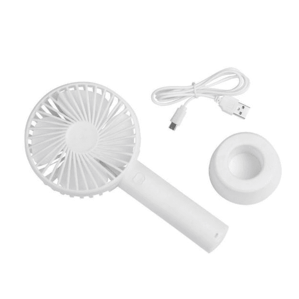 Mini Ventilateur à Main Portable Rechargeable- couleur selon disponibilité-