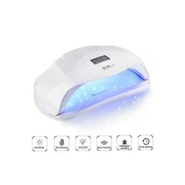 Sèche-ongles UV LED 72W, lampe à polymérisation avec fond, Affichage LCD,