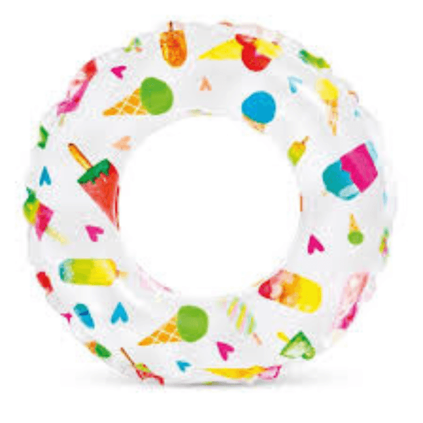 Bouée gonflable INTEX imprimée-Age : 3-6 ans - dessin variable