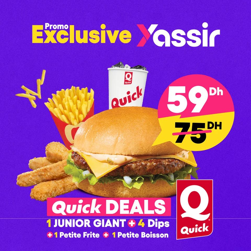 1 Menu Junior Giant Tentation + Dips X4