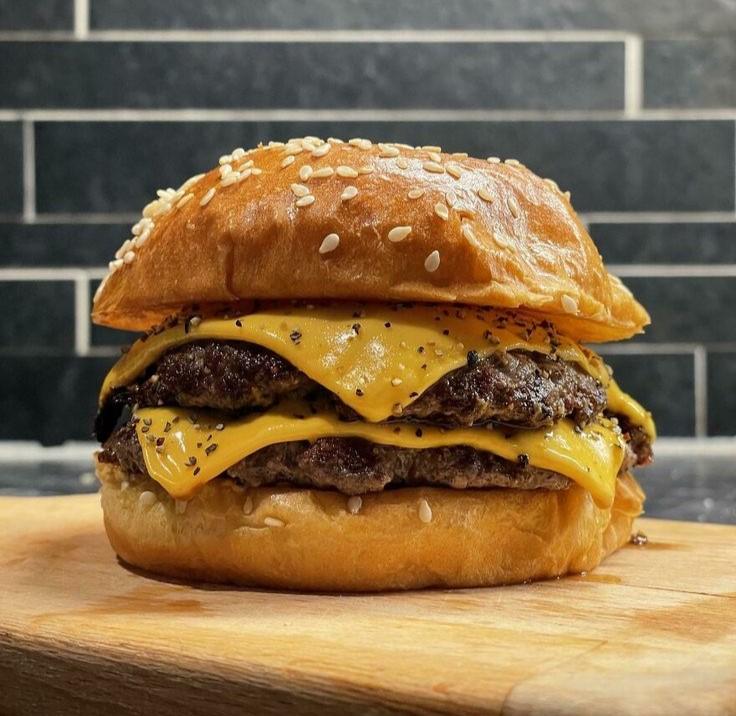 Double cheese burger