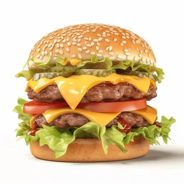 Double cheese burger