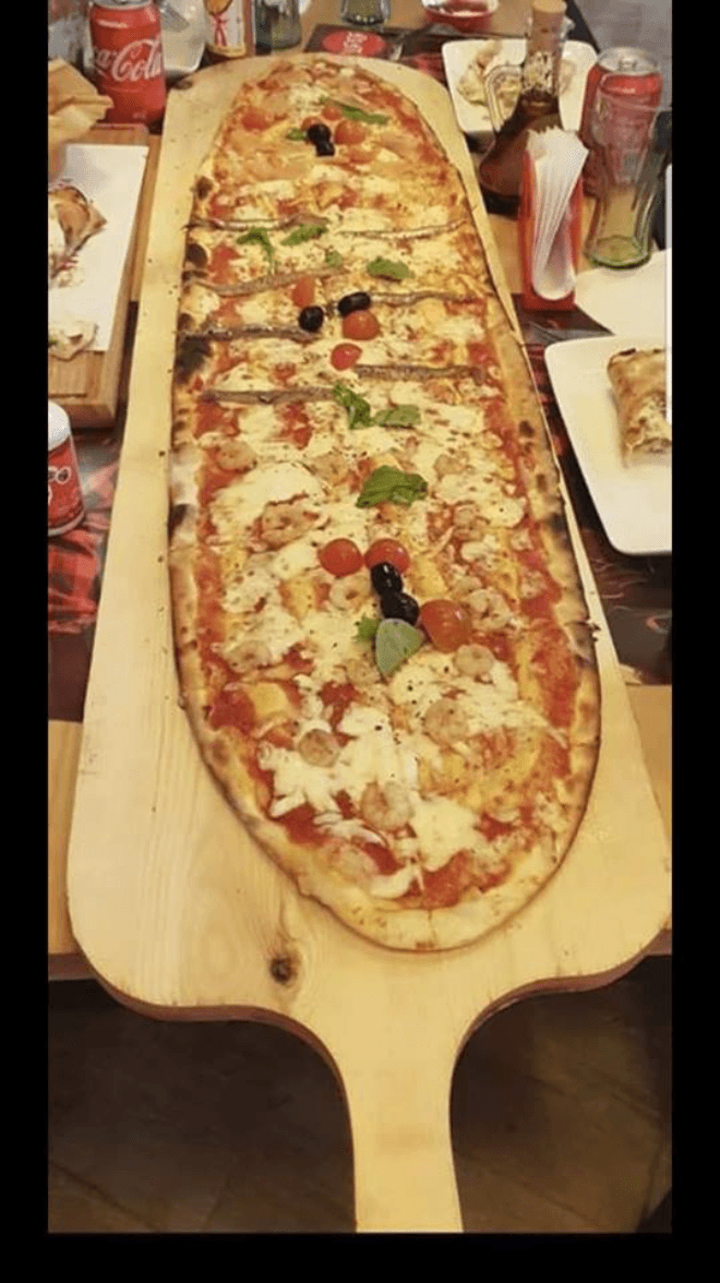 Pizza Mètre Escalope