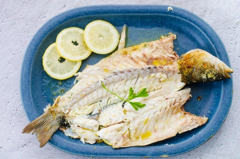 Filete De Lubina Con Limon