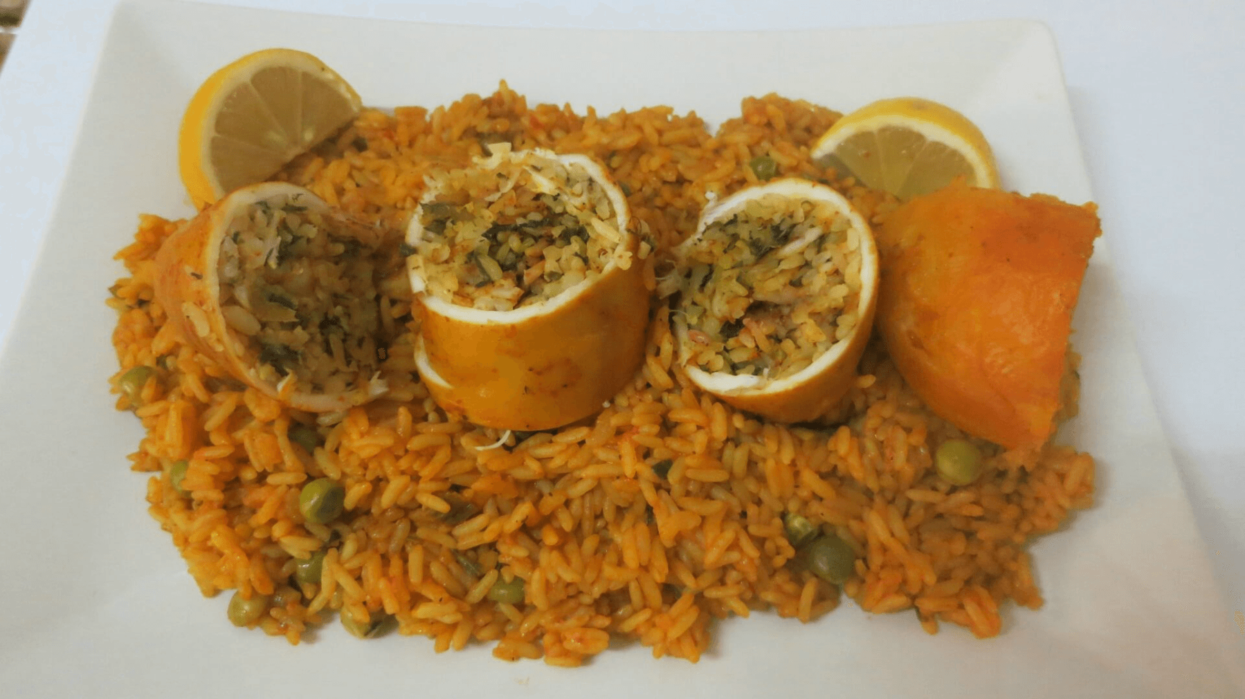 Riz aux Calamar Farcis