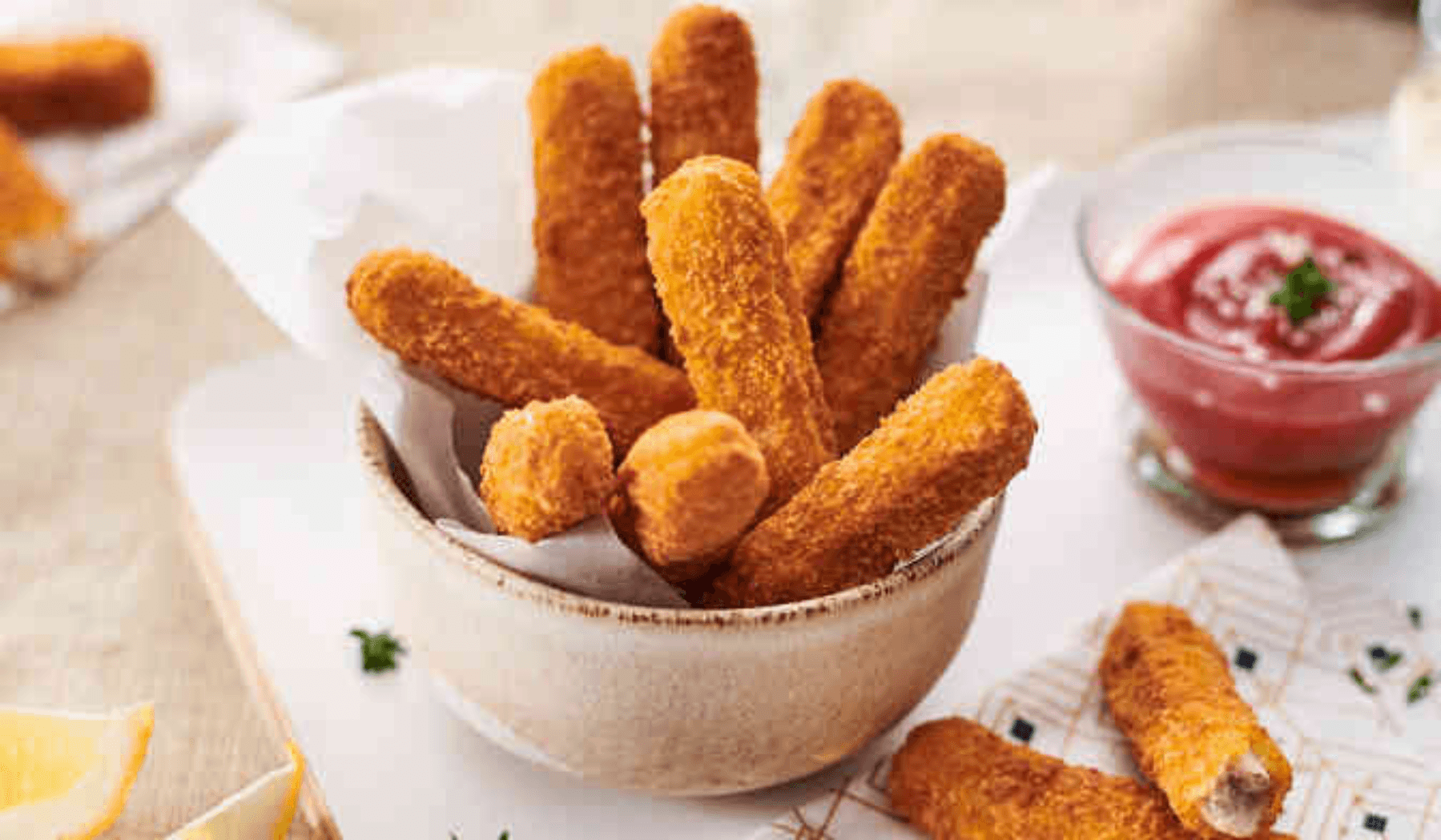 Bâtons du Poulet Panée