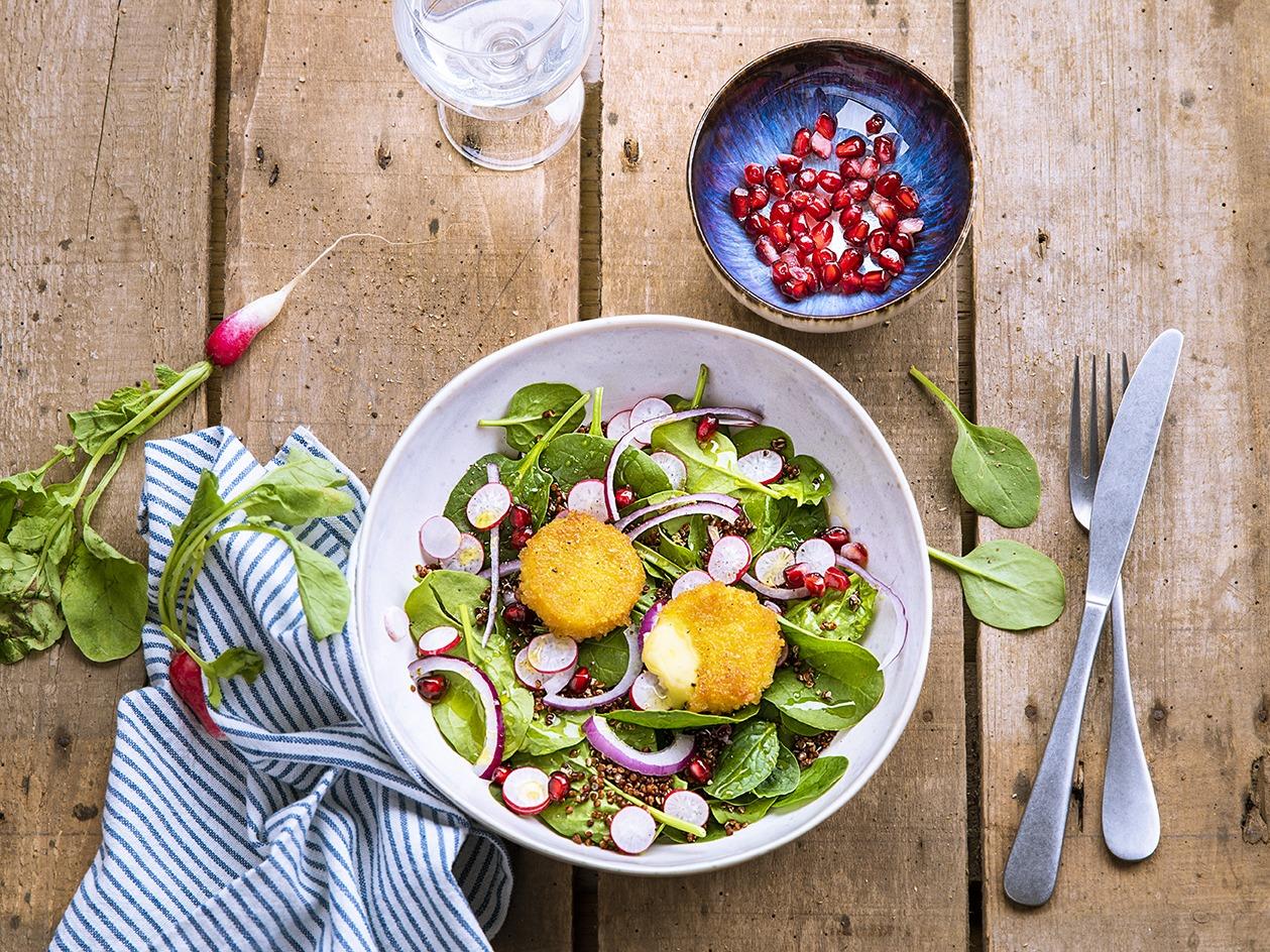 Salade De Camembert Pané