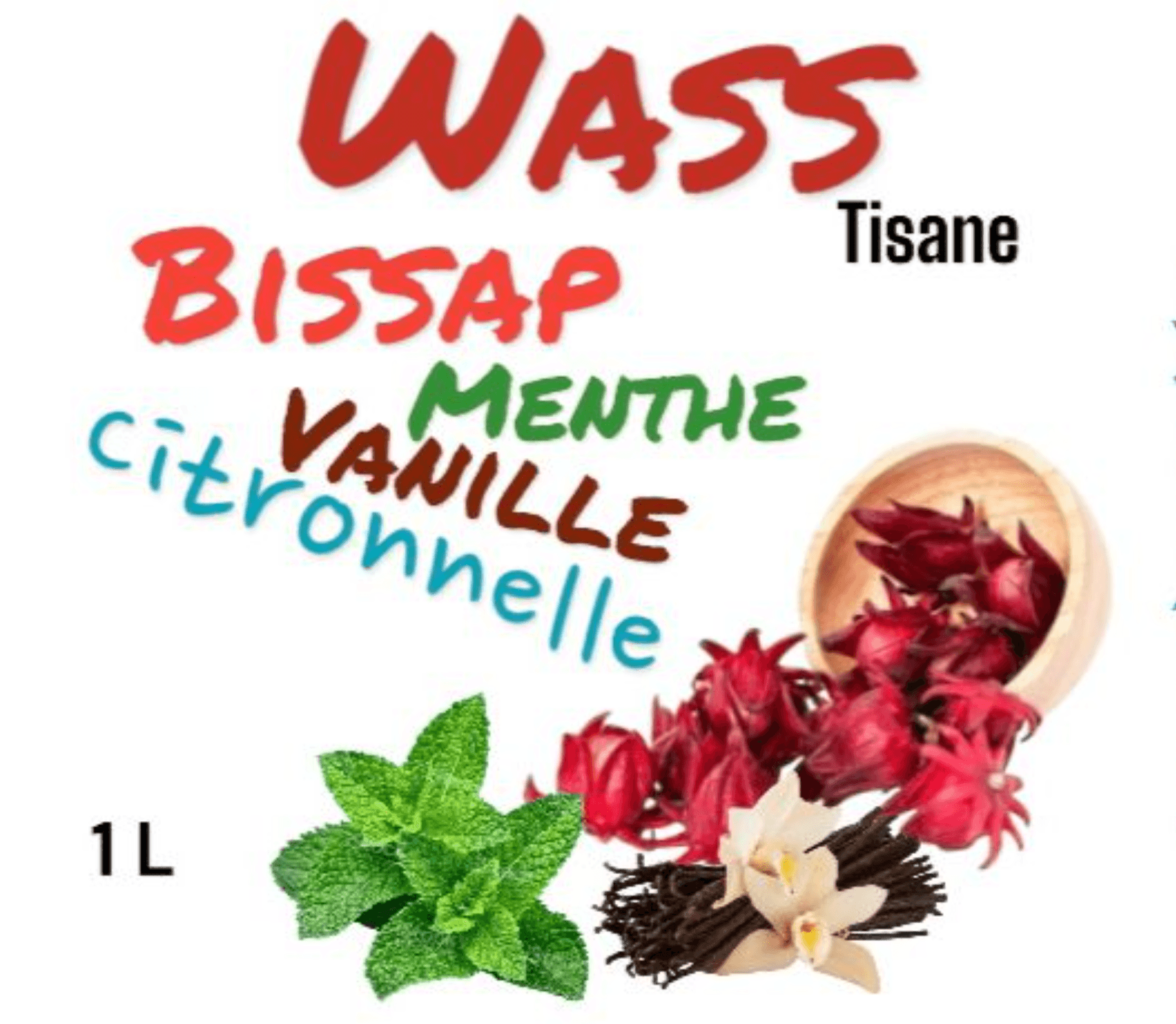 Bissap Menthe Vanille Citronnelle