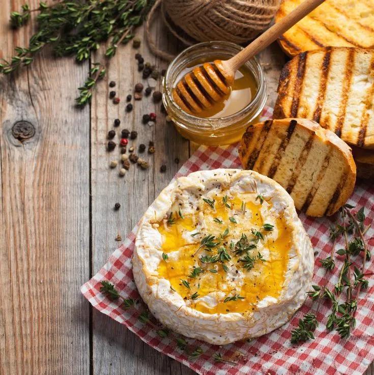 Croustillant de Brie au Miel