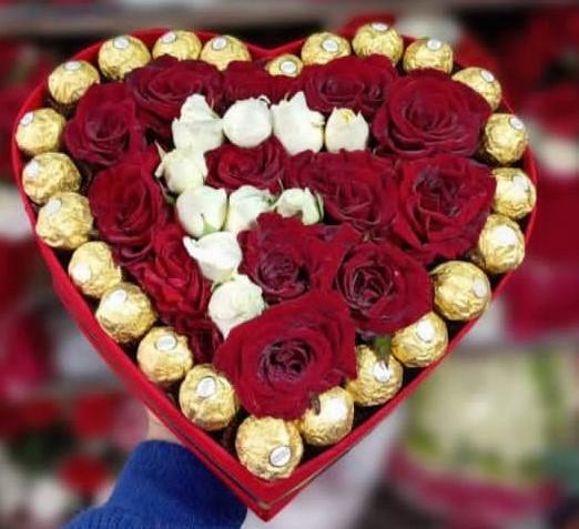 30 Fleurs Rouges+16 Ferero