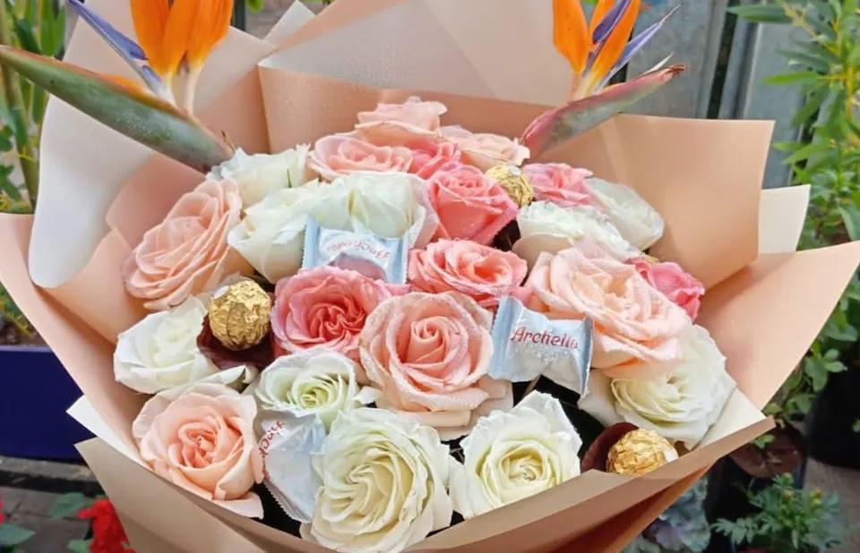 20 Fleurs Rose