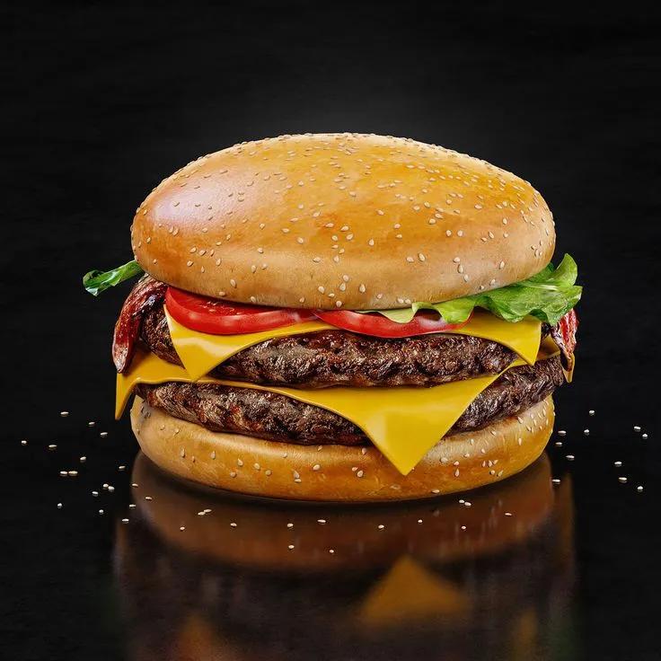 Double Cheese Burger Beef