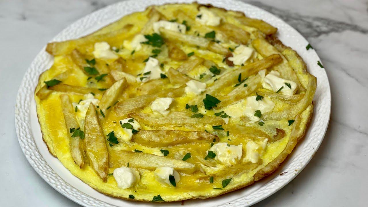Plat Frite Omelette