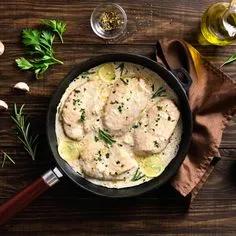 Plat Escalope à La Crème
