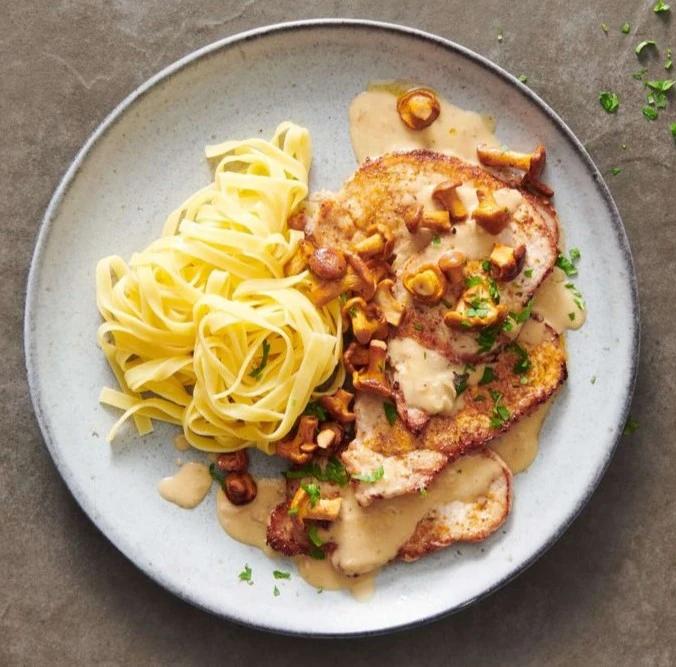 Plat Escalope à la Crème