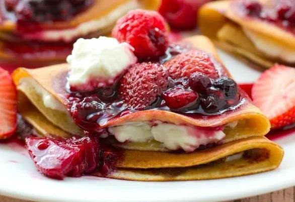 Crêpe aux Fruits