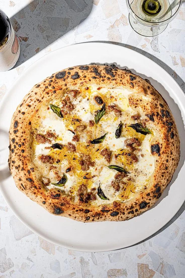 Pizza Poulet au pesto