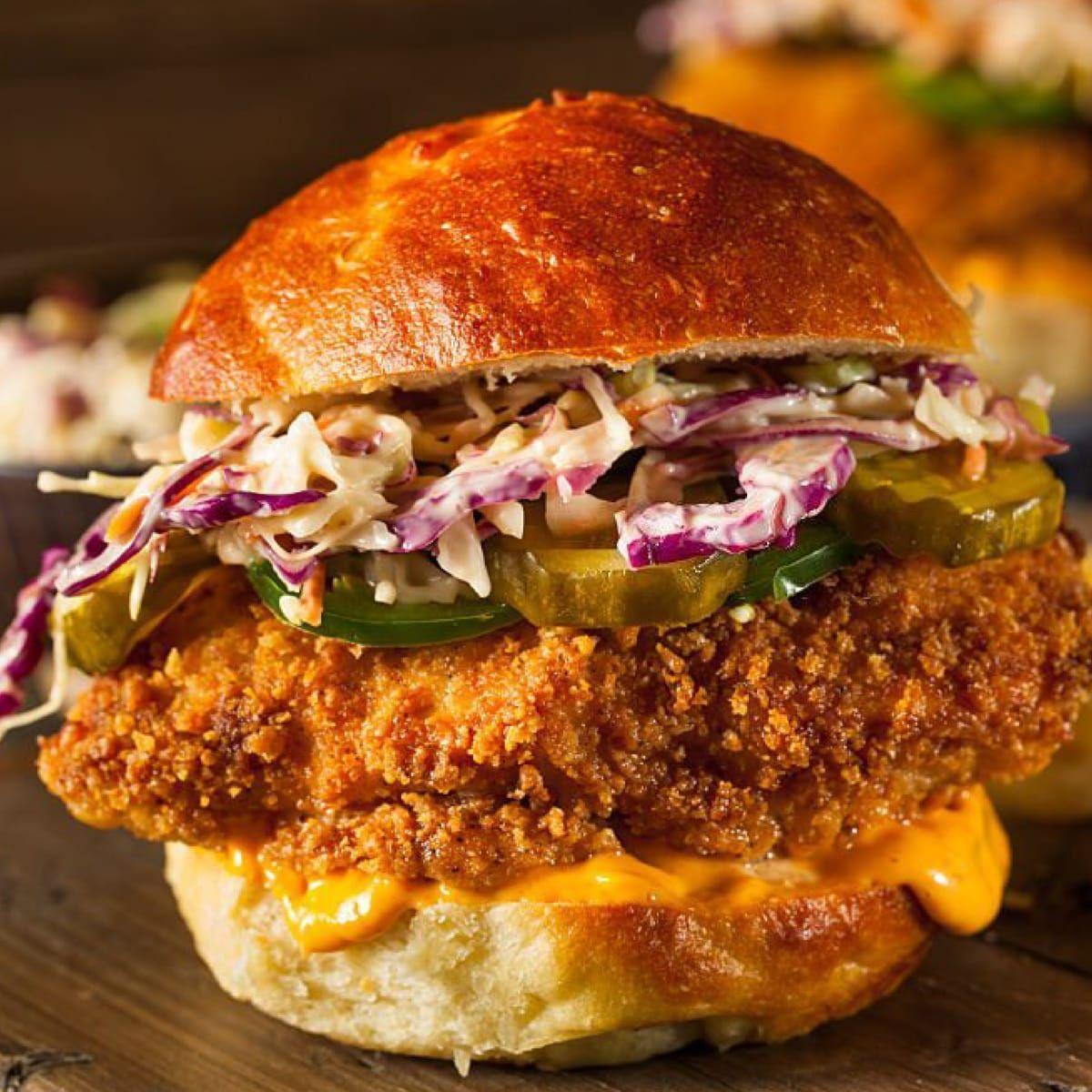 Menu Korean Cheese Chicken Burger (Kcb)