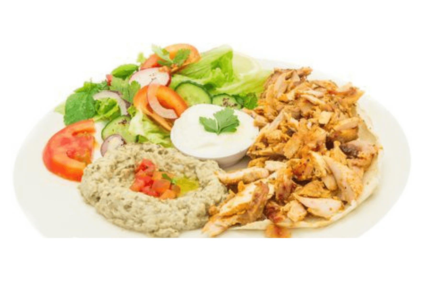 Chawarma Poulet + Fromage + Frites