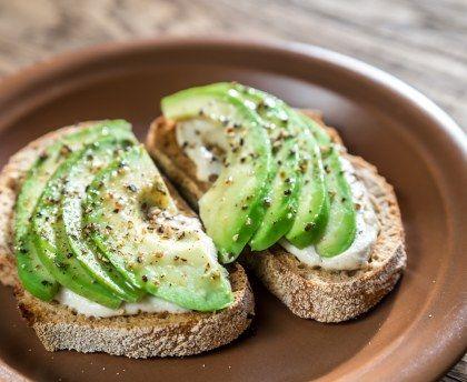 Tartines Au Fromage Frais Et Avocat